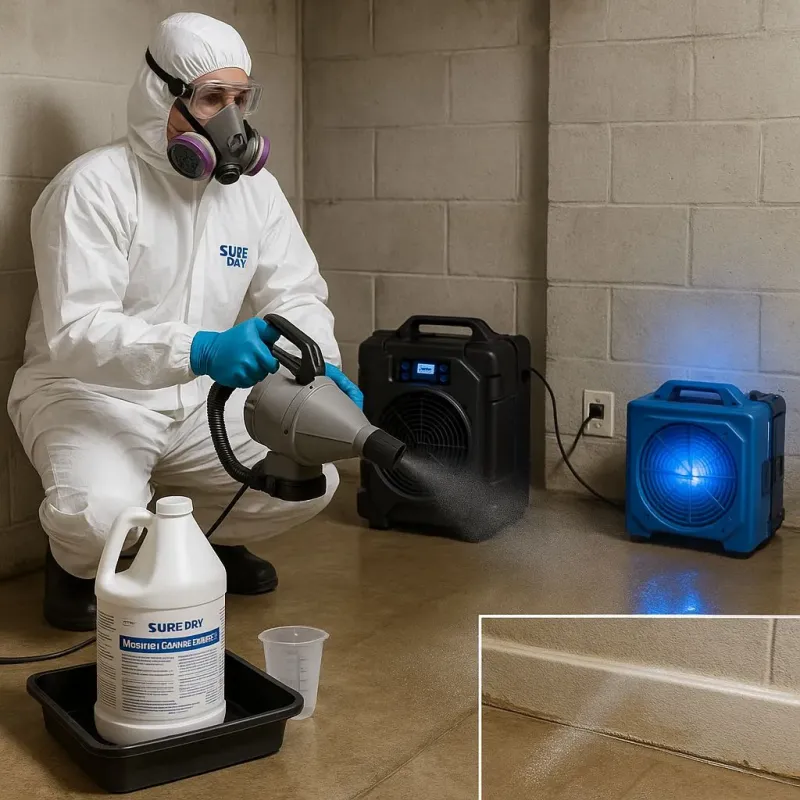 Sanitization and Odor Removal process in Bridgeport, MI