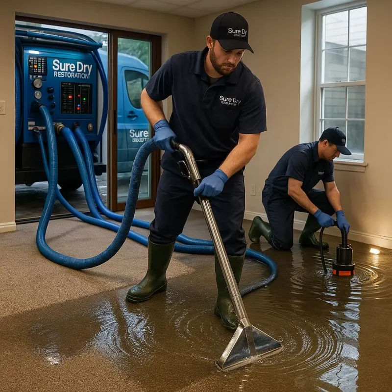 Water Extraction and Removal process in Bridgeport, MI